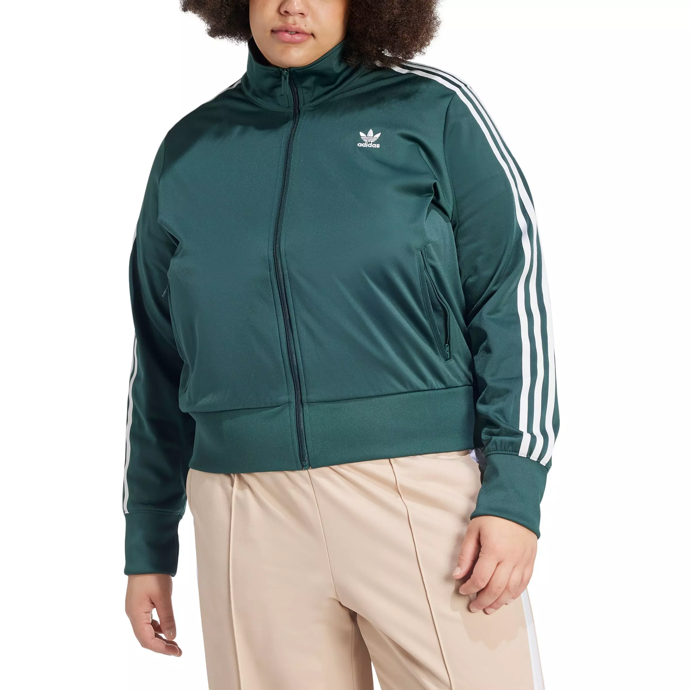 adidas Originals Women s Adicolor Classics Firebird Track Jacket Dark Green Hibbett